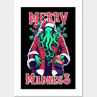 Cthulhu Santa - Lovecraftian Christmas Madness Posters and Art